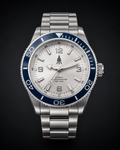 HAVOC Sabre White Dial Blue Bezel